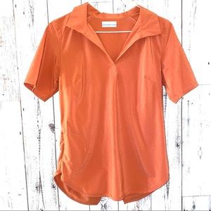 Xs Columbia golf shirt tangerine orange shirt